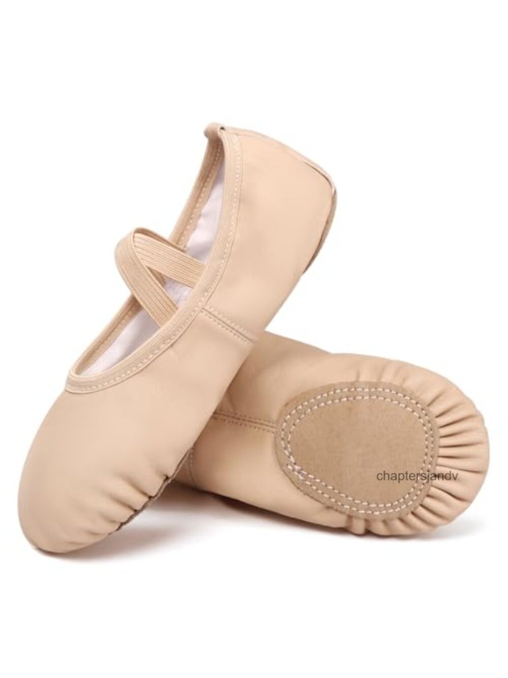 Soft Leather Ballet Slippers Dance Shoes Suede Sole Girls Boys Toddler